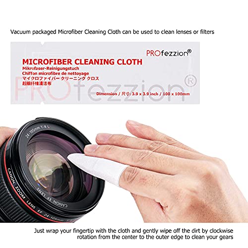 image for PROfezzion Professional 7-in-1 Cameras Lens Cleaning Kit Including Dus