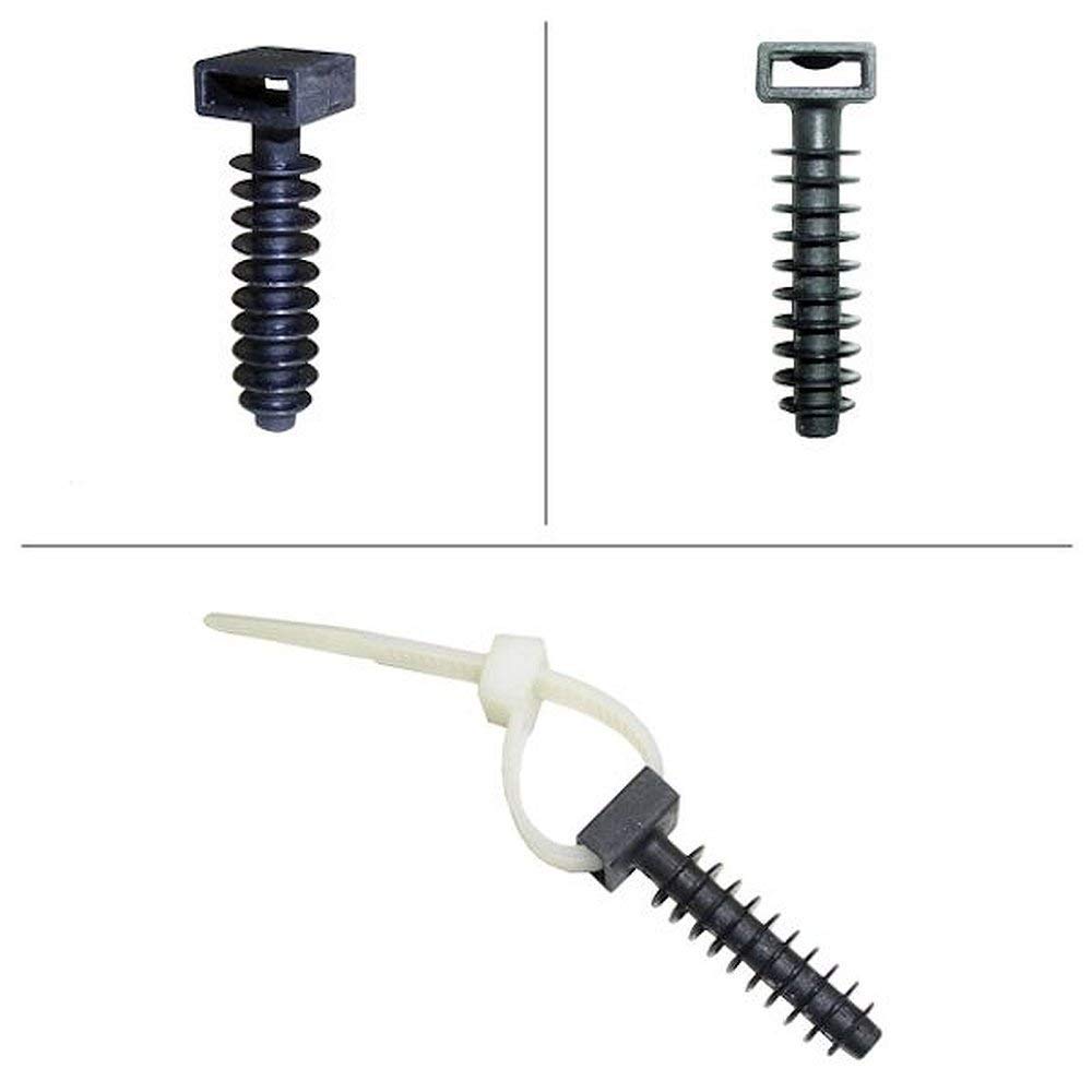 presilla de profesional maletín incl. – Material de montaje/cuchillo 1000 presilla 100 – 290 mm (Negro)