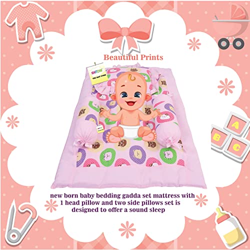 Image of Kwitchy New Born Baby Bedding Set Essential Combo Pack (0-6 Months) (4PCS Set)