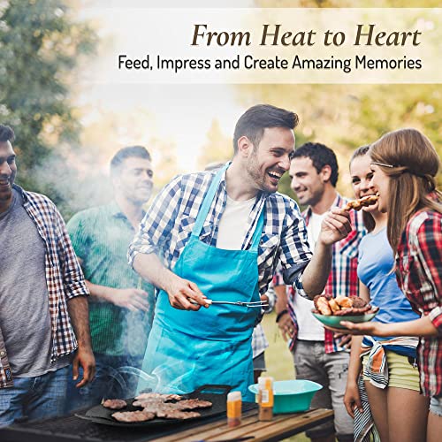 Freshy Chef Korean Grill Pan - 15 Inch Non-Stick Aluminum Korean Bbq Grill Pan With 2 Wooden Holders, Rack, And Storage Bag - Lightweight Aluminum Griddle Pan For Stove Top, Induction, Camp Fire #TOP5