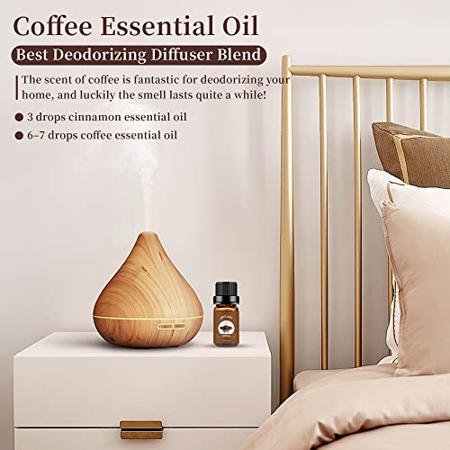 2 Pack Coffee Fragrance Oil Vanilla Essential Oil For Diffuser Organic Coffee Essential Oil Set 100% Pure Vanilla Coffee Aromatherapy Oils #TOP4