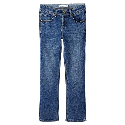 Jean Droit Name IT Nkmryan Garçon pantalon denim droit bleu classique