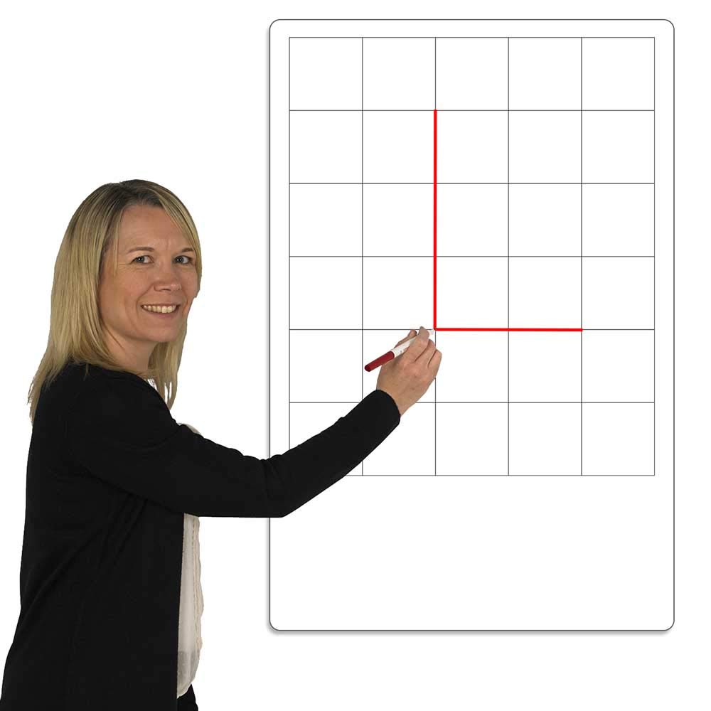 Eduk8 Worldwide | Teachers Double Sided Dry Erase Grid Board