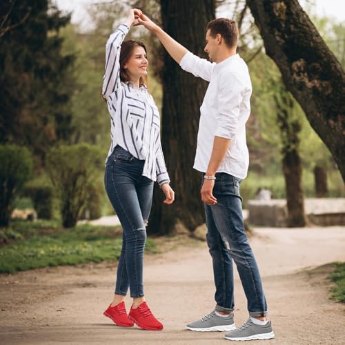 Image of WCIDFY Women Men Running Tennis Shoes Unisex Slip On Gym Walking Shoes | Lightweight, Breathable mesh, Non Slip, Flexible, Comfy, Fashion Sneakers for Daily, Workout, Work, Traveling, Sports, Casual