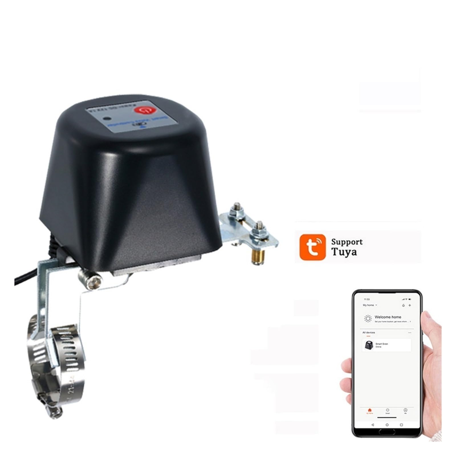 1/2 "3/4" 1 "Tuya ZigBee Sterowanie Bezprzewodowe WIFI Zawór Wody Gazowej Inteligentny Kontroler Automatyki Domowej OszczęDność Wody(TYPE 5,WIFI Version)
