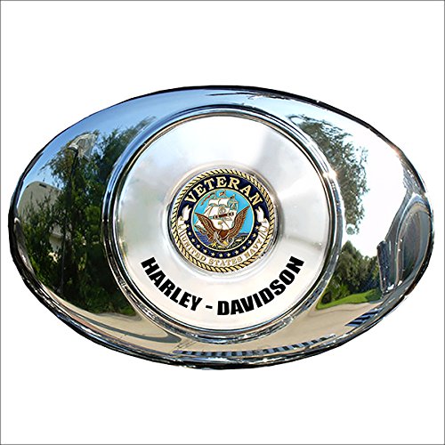 MotorDog69 Navy Veteran Harley Air Cleaner Coin Mount Set…