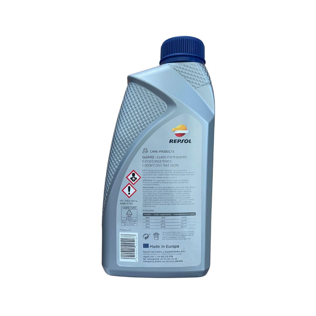 antigelo Rosso Puro Extra concentrato Liquido refrigerante 3 Litri