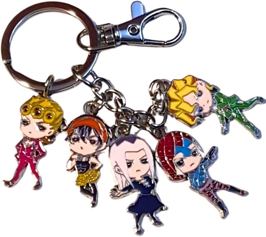 Amazon.co.jp: ジョジョの奇妙な冒険 黄金の風 キーホルダー 金属