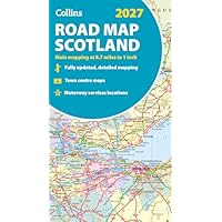 Collins Road Map of Scotland 2027 (Folded map)