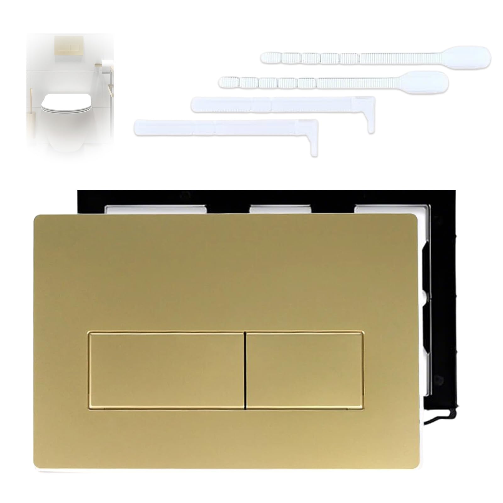 Geberit Sigma Placa De Pulsador Dorado Compatible Sigma 01 UP300 UP320 Inodoro Empotrada Kit Palanca Descarga Marco Instalación