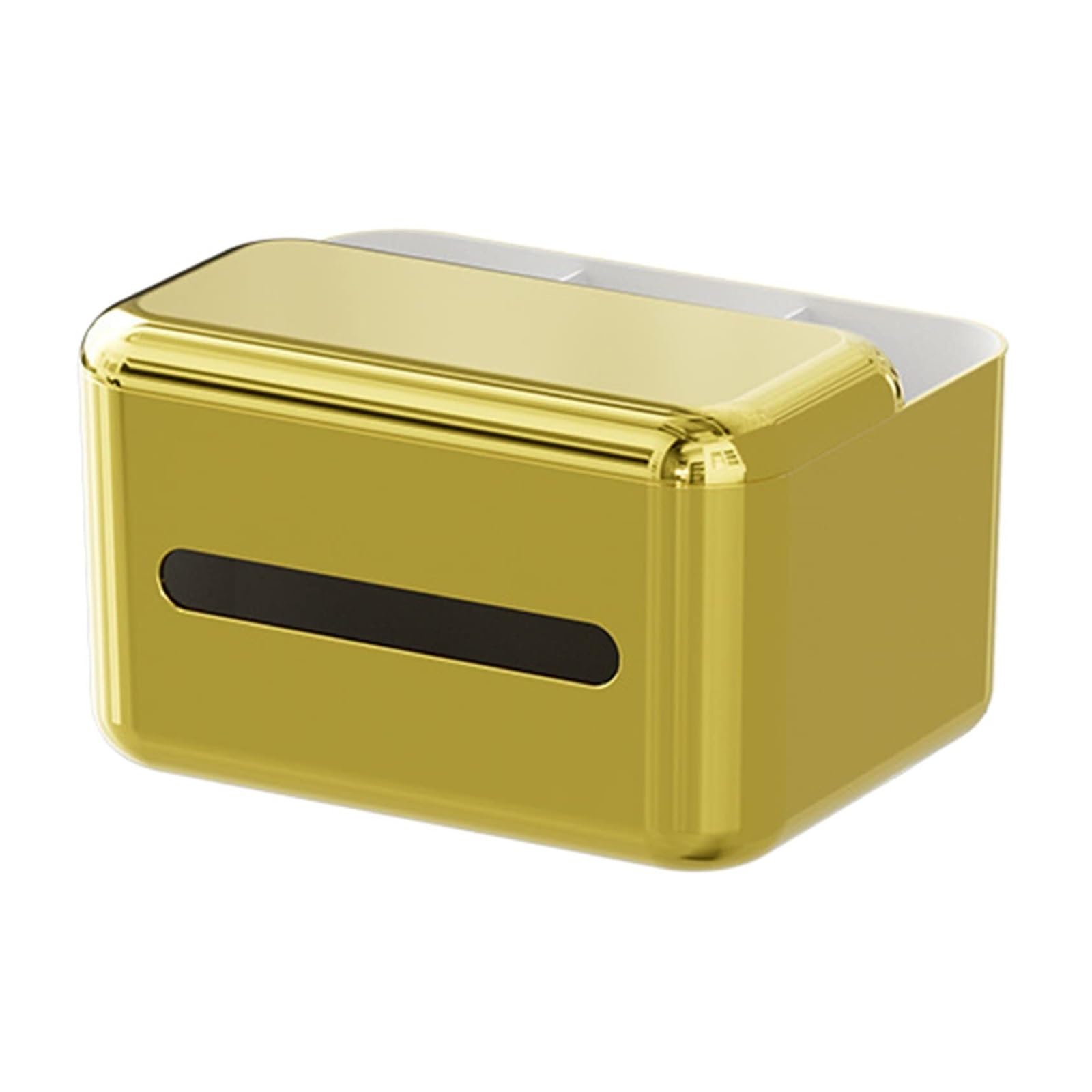 Tissue Dispenser Box Light Luxury Tissue Storage Box With Lid Compartment Holder Countertop Multifunction Apartment Must Haves