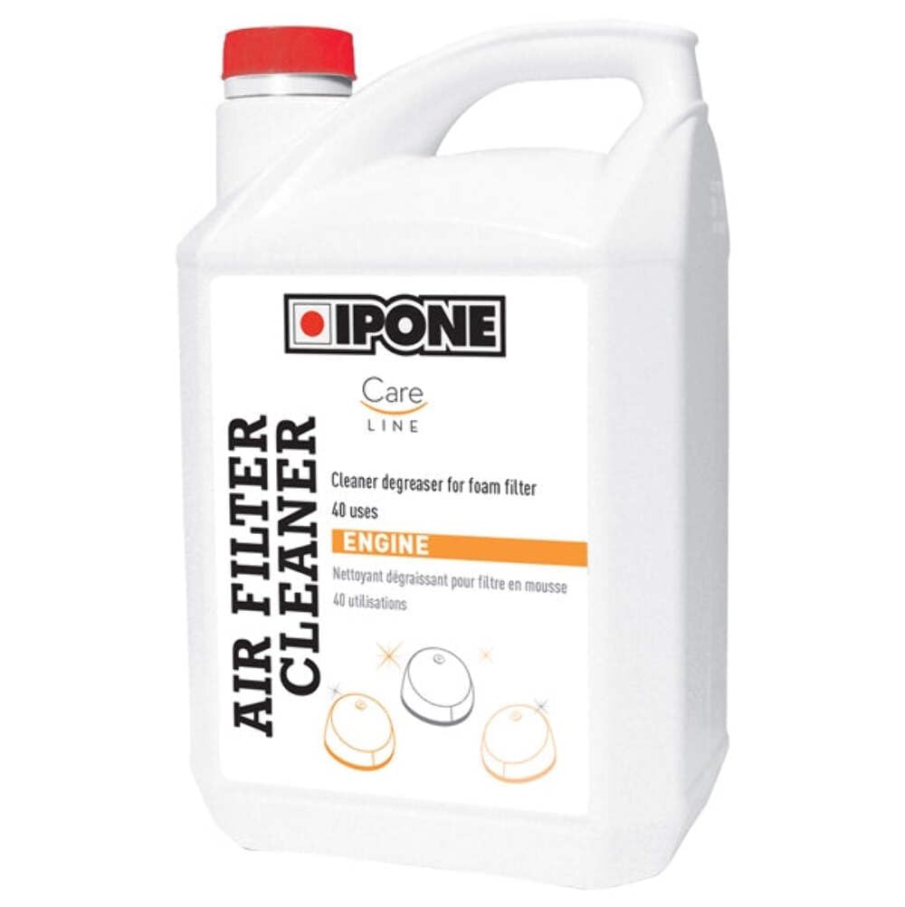 IPONE – Nettoyant Filtres à Air en Mousse Moto – Air Filter Cleaner – Nettoie et Dégraisse Efficacement - Ne Détériore Pas les Filtres – Application Facile - Format économique 5L