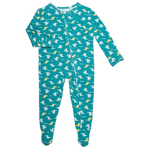 Baby Long Sleeve Rayon of Bamboo Footie Pajamas Toddler Boys And Girls Sleepers3