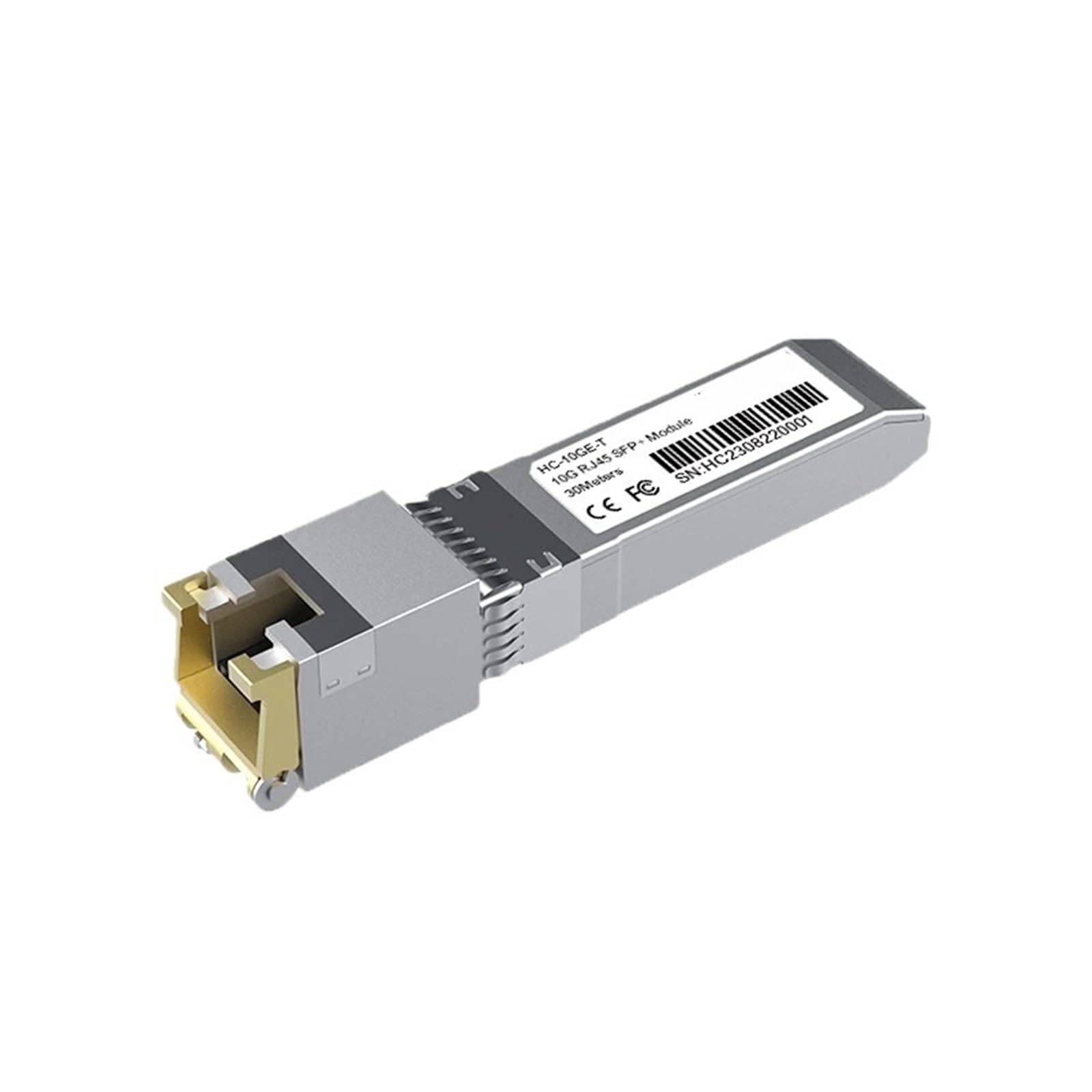 OSHZIKJII 10G s-f.p+ Module 2.5G Copper s-f.p Modules Optical Port Turn to RJ45 Ethernet Port Gigabit 1000...*M Transceiver Module(HC10GE-T)