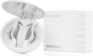 WOSADO マグネットつけまつ毛 一体型 、No.01ナチュラルブラック2.0 、磁気 つけまつげ 、接着剤不要、ふんわり、すっぴん感、再利用可能、薄いメイク向き