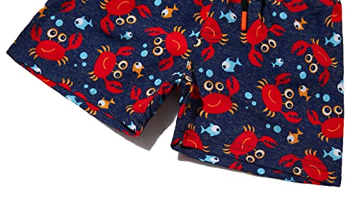 Image of Baby and Toddler Boys' 3-Piece Swimsuit Set Kids Bathing Suit Swimwear with Hat Surfing Suit UPF 50+ FBA