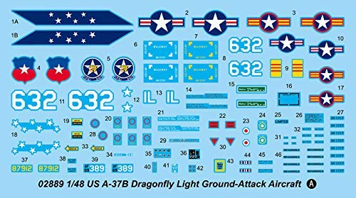 Amazon.co.jp: トランペッター 1/48 A-37B ドラゴンフライ プラモデル