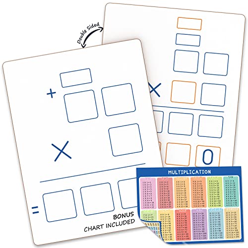 SCRIBBLEDO Dry Erase Long Multiplication Board 9
