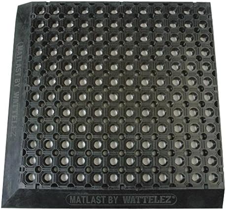 Watelee Anti-Fatigue Mat, Hole Opening, 50.01.72N, Size: 20.1 x 20.1 inches (510 x 510 mm), 1 Piece