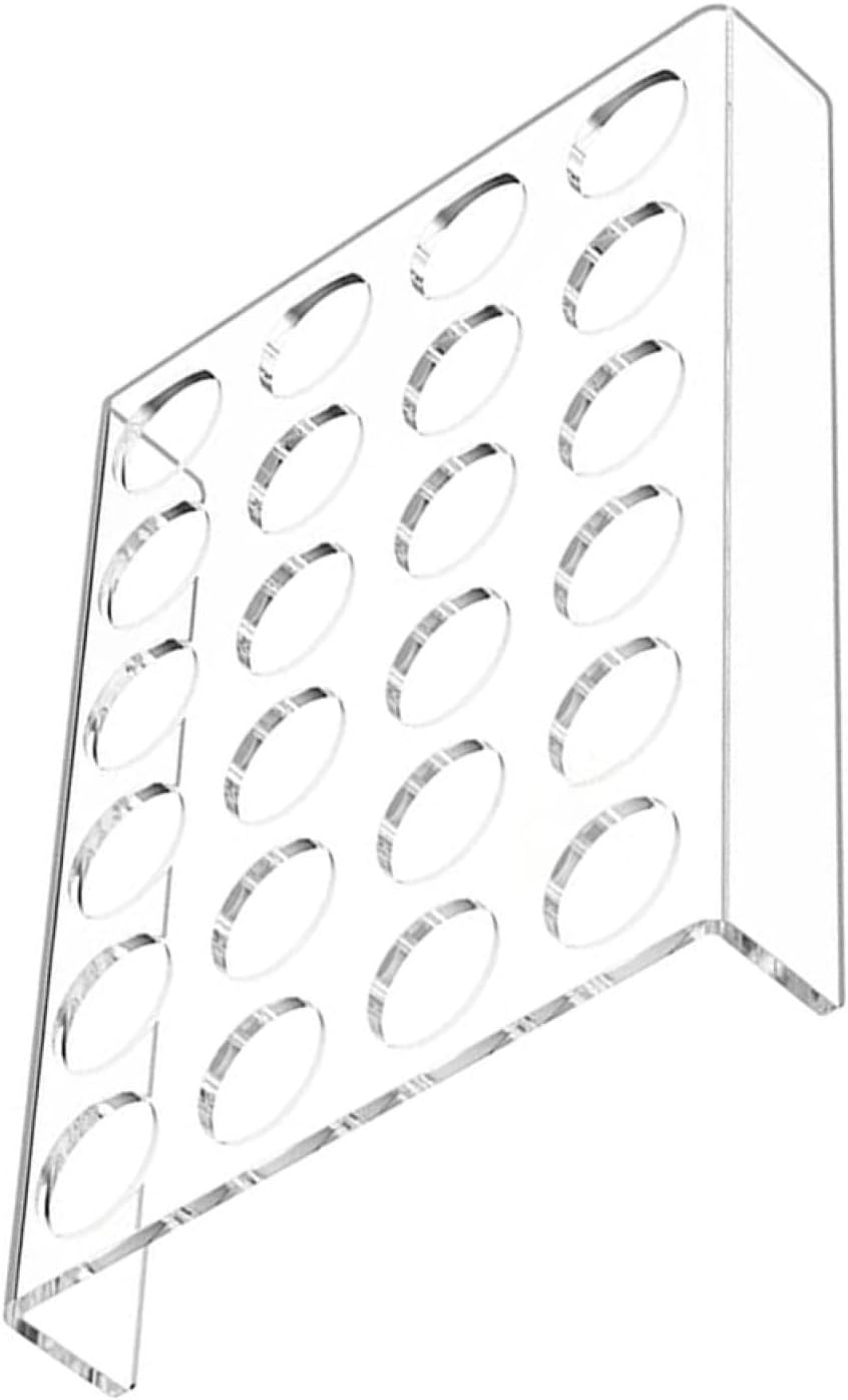 PRETYZOOM 24holes Acrylic Coffee Capsules Rack Coffee Holder Storage Organizer for Home and Office Display Neat and Stylish Design for Espresso Machines