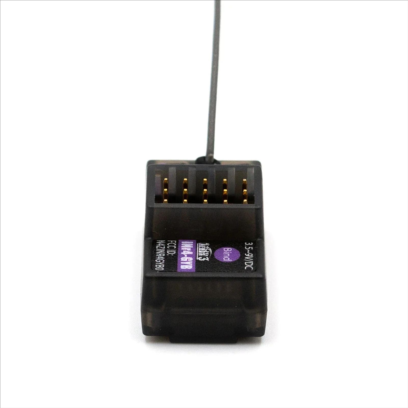 FS INr4-GYB - Mini receptor de 4 canales de 2.4 GHz, función de giroscopio incorporada, PWM/PPM/i-Bus/S.Bus/i-bus2 compatible con AFHDS3 Flysky NB4 Noble Lite Noble Pro RC Car Boat Transmitter Remote
