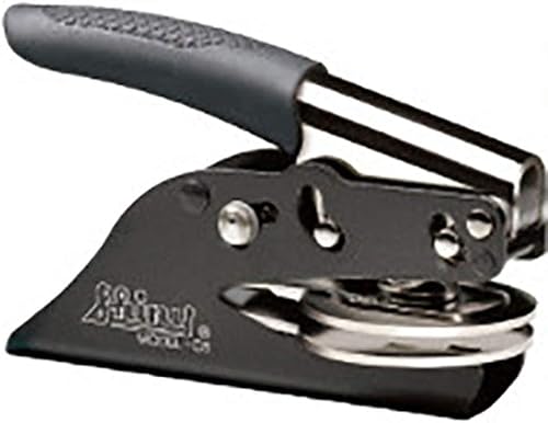 Sello de notario premium Louisiana (negro)