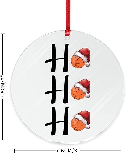 Miniatura 3 de Hohoho - Adornos colgantes de Navidad divertidos para niños y niñas bola de Papá Noel redonda para árbol de Navidad decoración de fiesta de Navidad