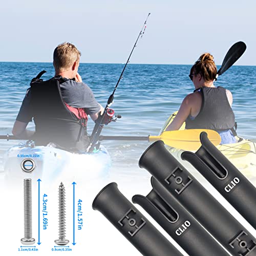 6 Pcs Fishing Rod Holder Racks - Portable Fishing Pole Stand-Off Tube Rod Pole Holders Fish Bracket Support #TOP4