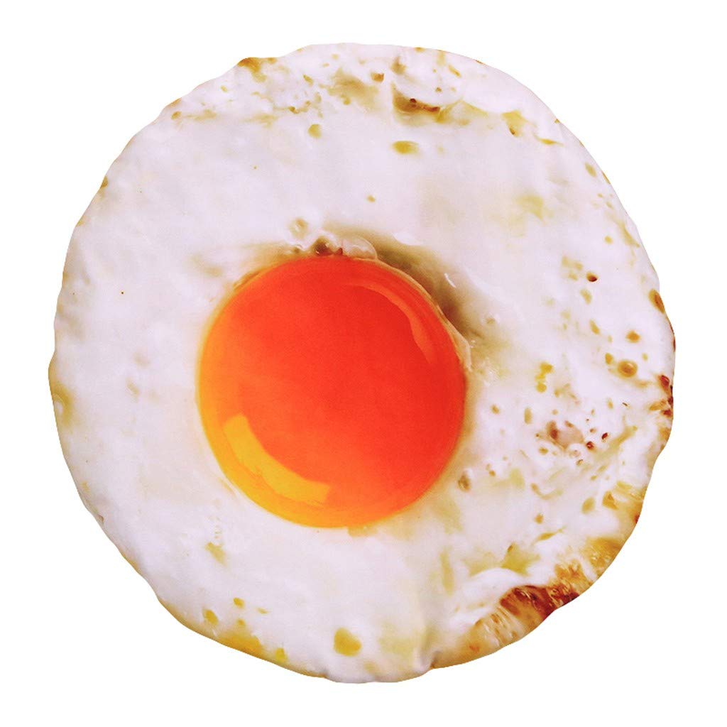 Yowablo Dog Round Cat Winter Warm Sleeping Bag Fine Plush Soft Pet Bed Soothing Bed (53 x 53 cm, 2 White)