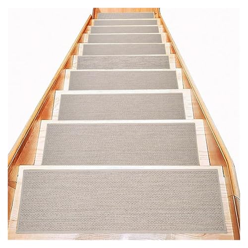 Alfombrillas antideslizantes para escaleras para evitar caídas en el hogar gris 2