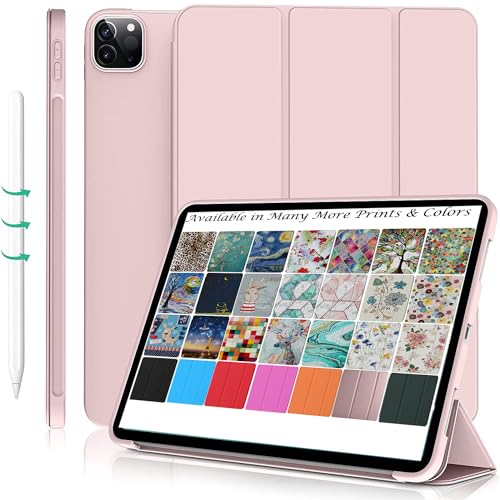 Image of DuraSafe Cases for iPad Pro 11 inch 4th 3rd 2nd Gen Case A2759 MNXE3HN /A MNXD3HN /A A2435 MNXG3HN /A MNXF3HN /A MNXJ3HN /A A2761 A2762 MNXN3HN /A MP553HN /A A2377 MHQR3HN /A MHQT3HN /A A2228 MY232HN /A - Pink