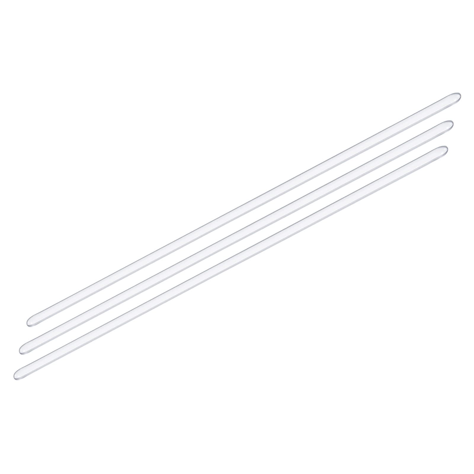 MECCANIXITY Borosilicate Glass Stick 7.87" Length 6mm Dia Stir Rod Mixing Tools with Both Ends Round for Lab Kitchen Science 3Pcs — Amazon image 11