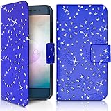 Etui Diamant Universel S (A) pour Samsung Galaxy Ace 3 S7275   Bleu Fonce