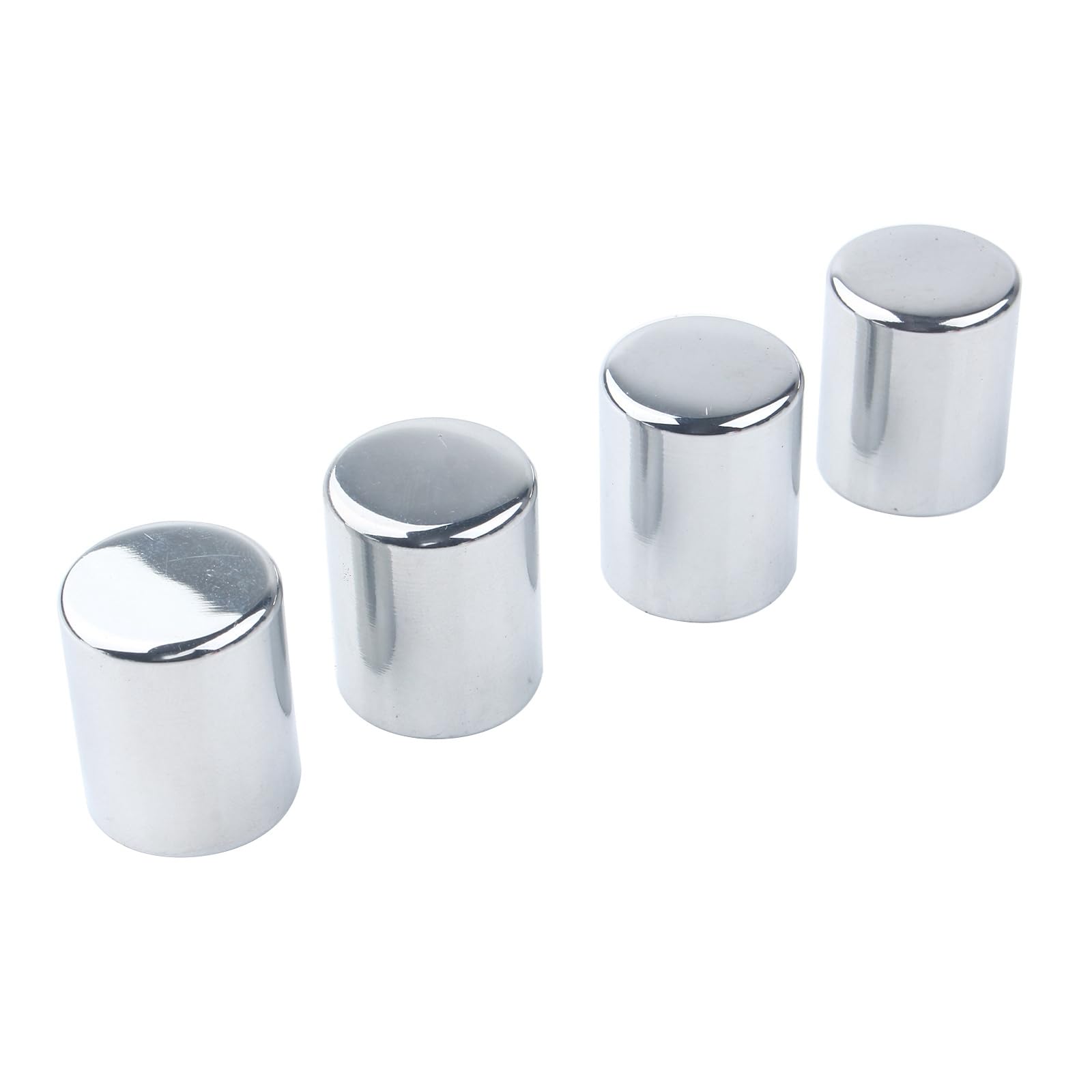 Kit de 4 caches de quincaillerie d'accueil amovibles à 4 points pour Harley Davidson Touring Street Glide Electra Glide Road Glide Road King (Chrome)