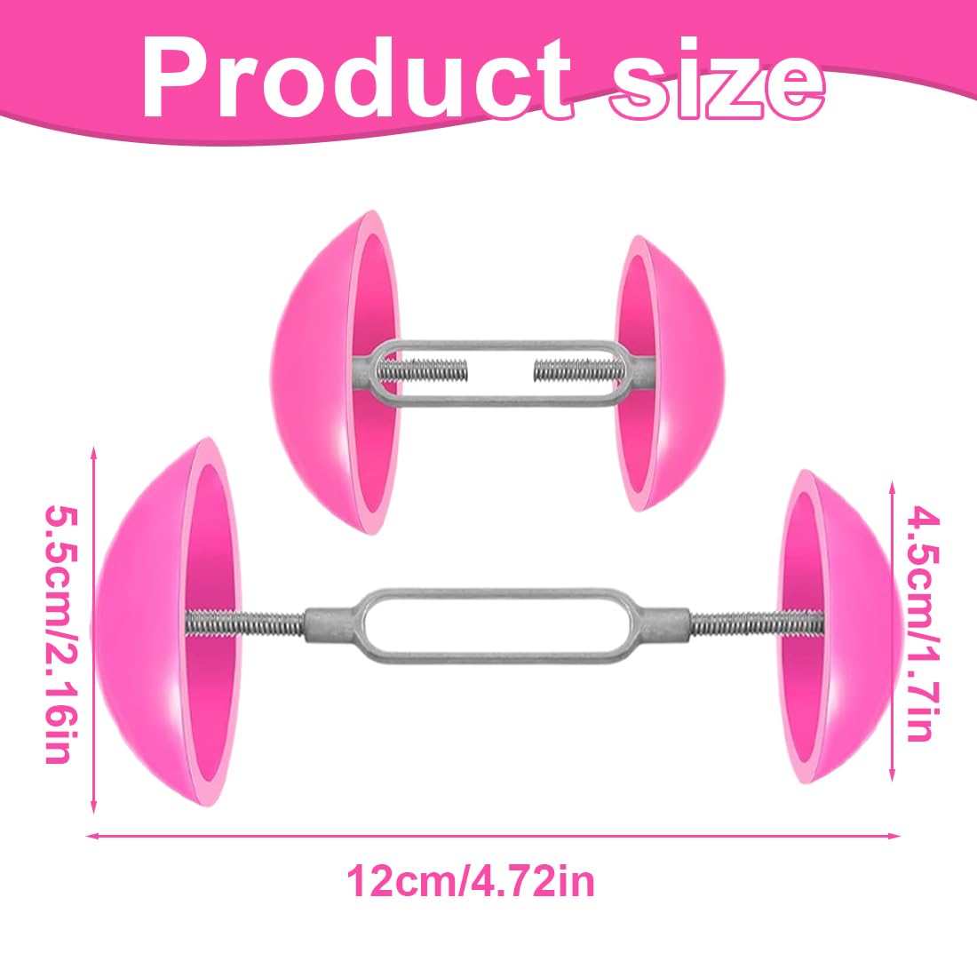 2 Pcs Estirador de Zapatos Antideslizante Ajustable, Ligero y Portátil, Horma Para Zapatos de Cuero, Botas, Tacones Altos, Zapatillas de Deporte, Ensanchador de Hormas para Botas (7-12 cm)