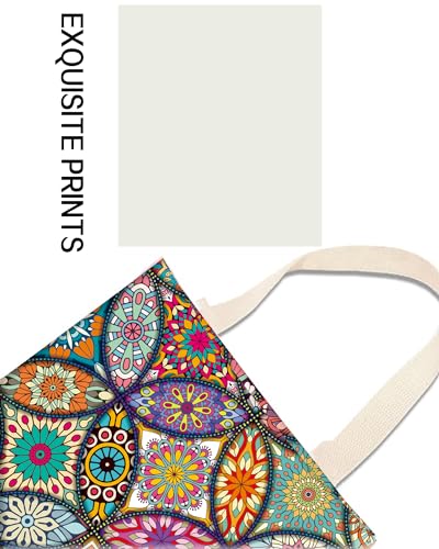 Image of Car Garbage Can, Car Trash Bag, Car Garbage Bag, Hanging Car Trash Can for Car Accessories, Vehicle, Travelling, Camping, Cute Car Back Seat Organizer, Luxury Mandala Pattern