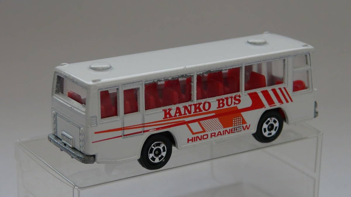 日野レインボー　スケルトンバス 単品】トミカ 日野レインボー スケルトンバス (クリアケース入