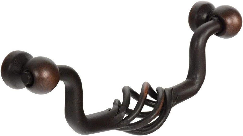 Style Selections #S104APS-96-EORB - 3-3/4 in. (96mm) Center-to-Center Arched Cabinet Pull, Aged Bronze - 25
