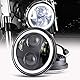 5.75 Zoll LED Motorrad Scheinwerfer Frontscheinwerfer Angel Eye weißer für Harley-Davidson-Wasserdichter Jeep