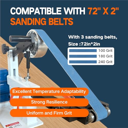 JLD 2x72 Belt Grinder with VFD