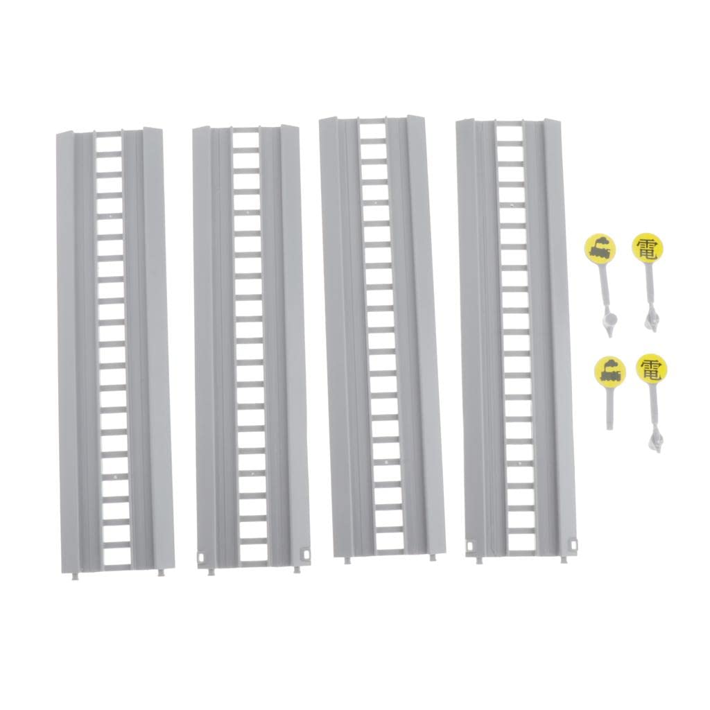 CALANDIS 80CM Train Track, Motor Vehicle Track - Railroad Accessory, Educational Toy