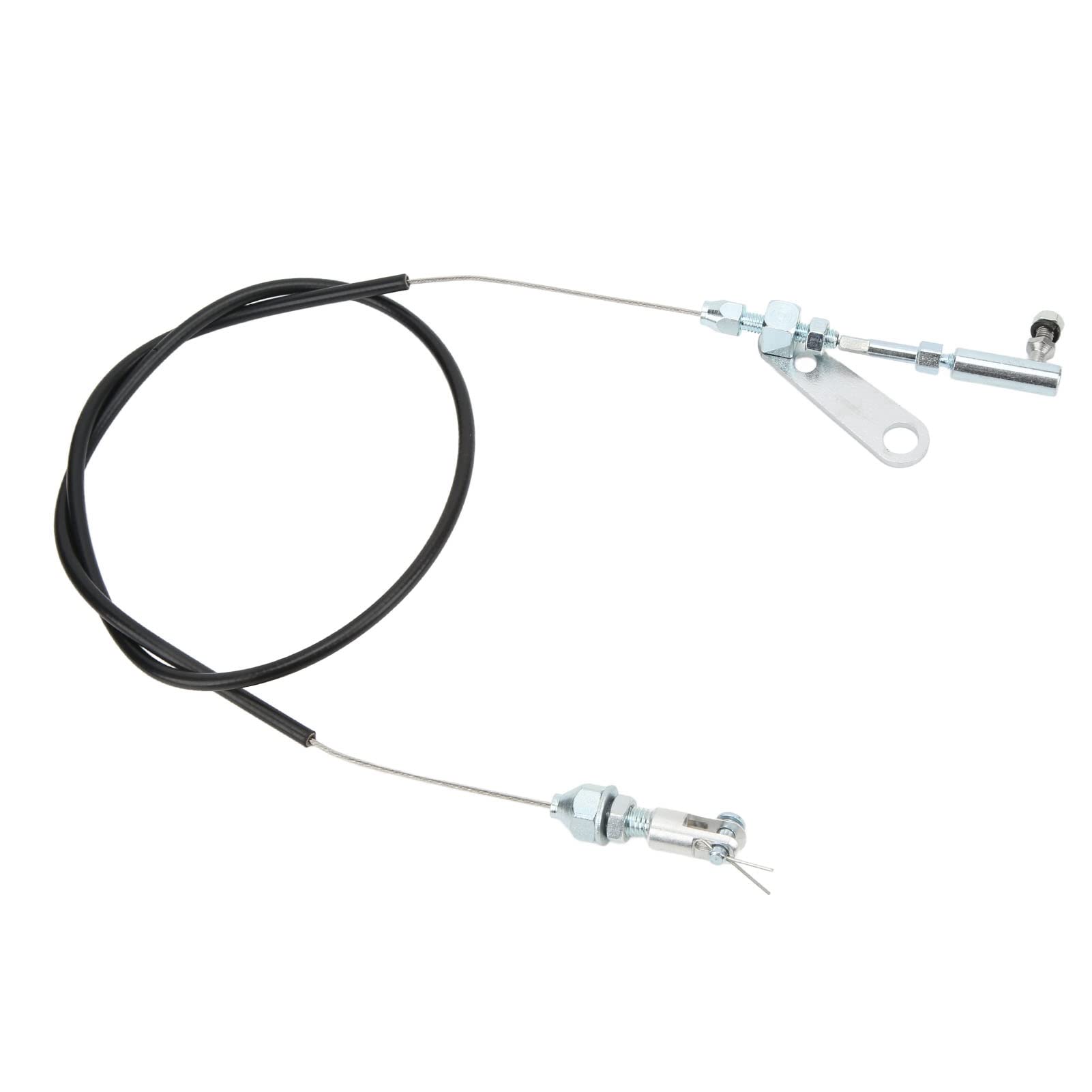 KIMISS Câble d'accélérateur Réglable Universel ABS en Acier Inoxydable Antirouille Haute Performance pour Moteur SB V8 – Câble d'accélérateur tressé en Acier Inoxydable/pièces de Rechange