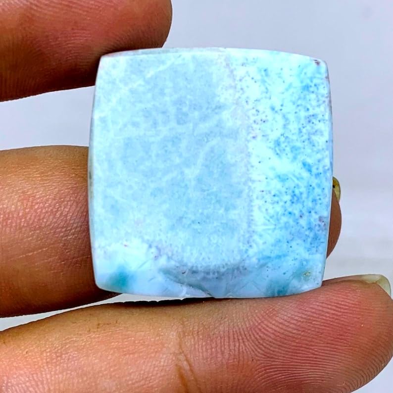 Larimar authentique 28x27mm gemme de qualité supérieure pour joaillerie