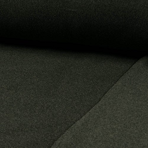 Stoffe Werning Algodón de Forro Polar Bio Uni Invierno plástico Antracita Forro Polar  Precio DE 0,5 m de