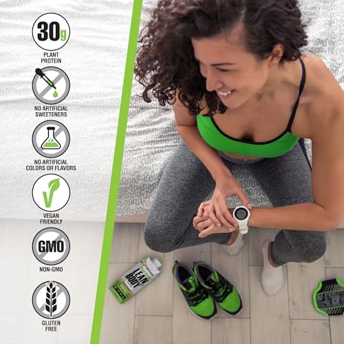 Image of Lean Body Ready-to-Drink, Plant-Based Vegan Taster Pack, 30g Protein, No Artificial Flavors, Sweeteners or Colors, Non GMO, Gluten Free, Premium Pea & Rice Blend (Pack of 2)