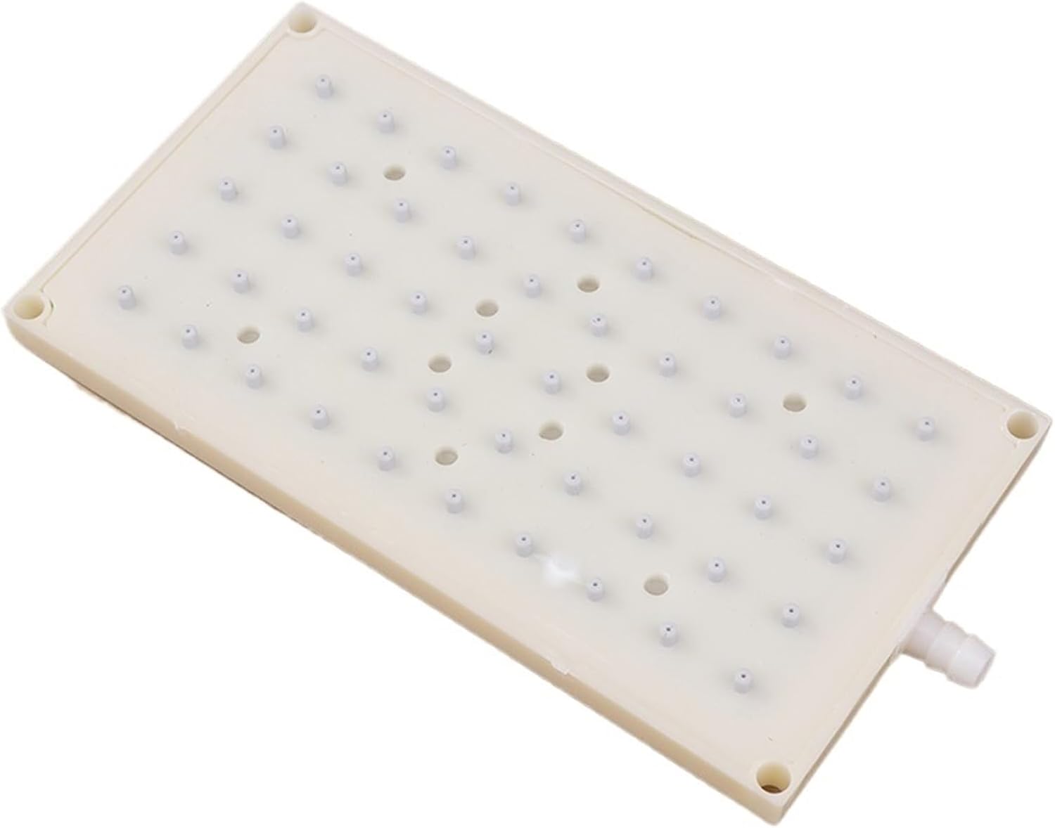 1Pc 22X10.9cm ABS Rectangular Shower 10mm Intubation Type Interface Head 5 * 10 Hole Top Spray Accessories