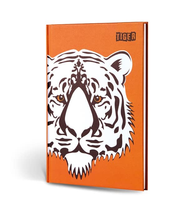 Le Color Hayvan Figürlü Dokulu Defter Çizgili Kaplan