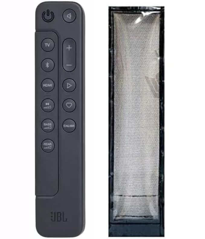 Image of Protective Cover for JBL Home Theater Remote Control,PU Leather Cover Holder (Please Check The Product Dimensions) BAR1000PROBLKUK