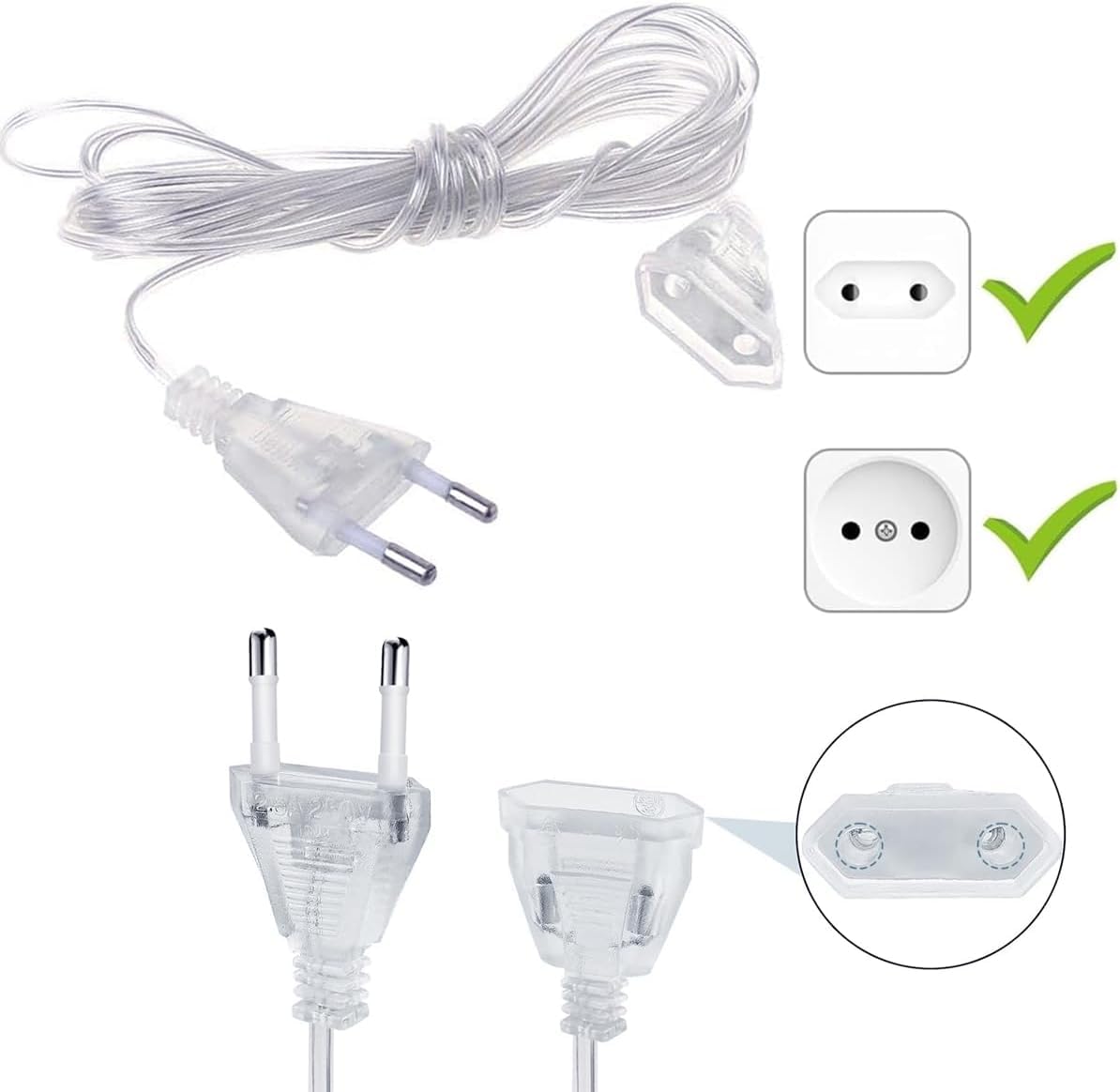 3,5mm Jack stereo audio slim kabel verlengkabel met extra ruimte / zwart - 5 meter