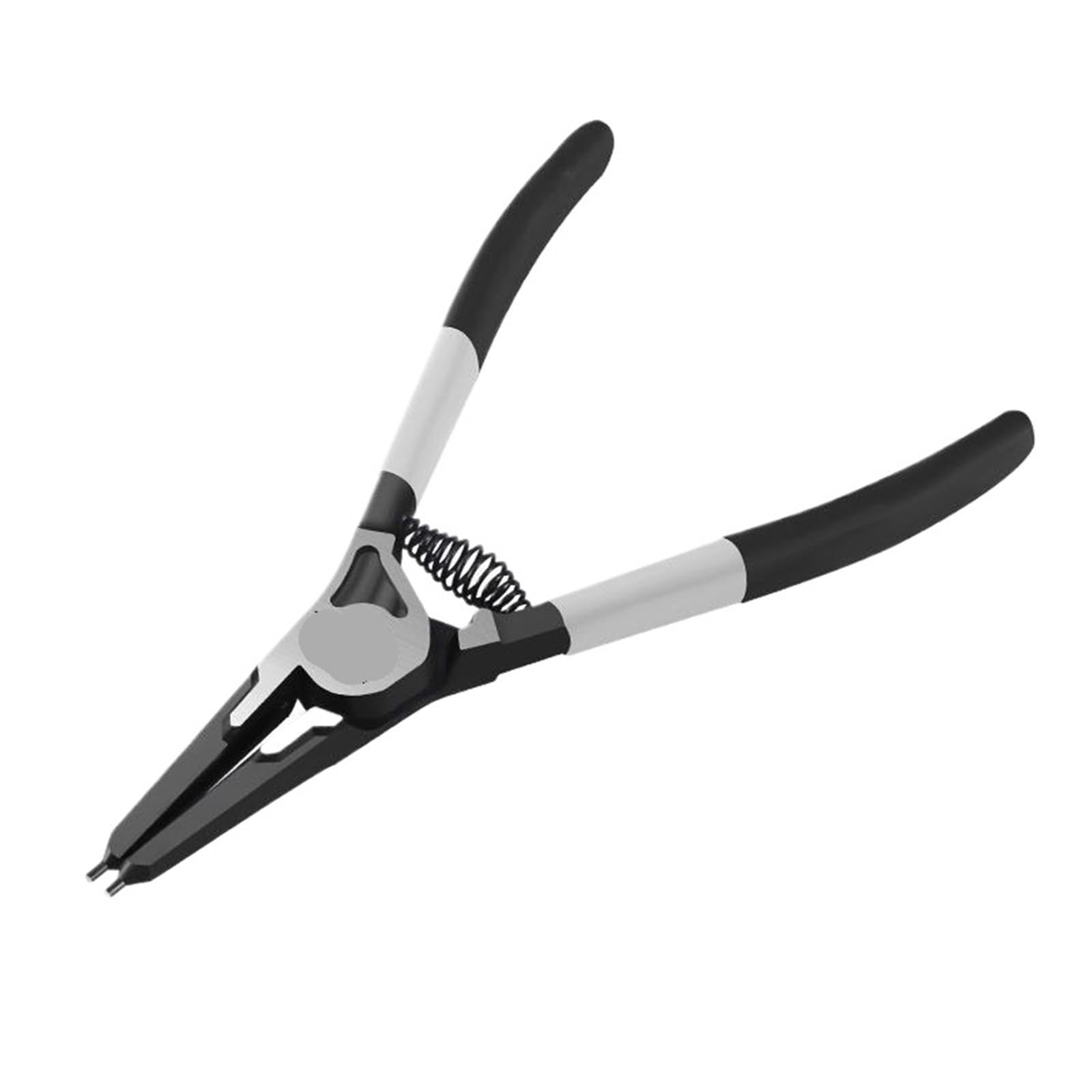 Pince à circlips internes et externes de 17,8 cm, pour projets automobiles et de bricolage (droit à l'extérieur)